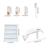 DIY Crystal Epoxy Set with Hair Clips Mold for Hair Styling UV Resin