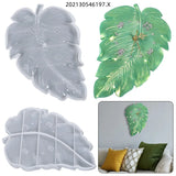 Large Leaves Clock Epoxy Silicone Mold for Resin Casting