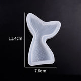 DIY Crystal Epoxy Silicone Mold Large and Small Fish Tail Ornaments