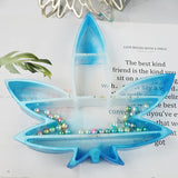 Crystal Mirror Mold Large Maple Leaf Collection Box UV Epoxy Resin Mold