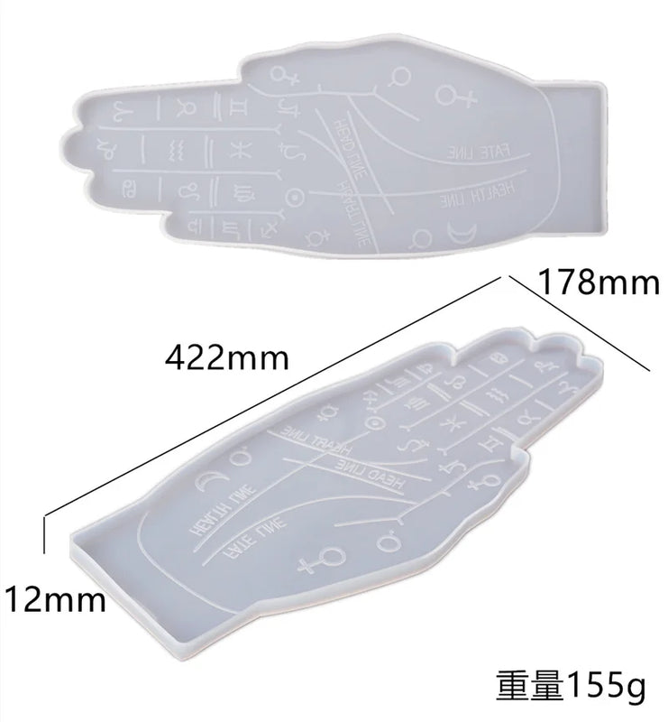 Hand Constellation Coaster Silicone Mold for Resin Epoxy