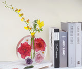 Crystal Resin Silicone Mold Hexagonal Round Vase Flower Plant Hydroponics