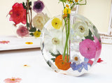 Crystal Resin Silicone Mold Hexagonal Round Vase Flower Plant Hydroponics