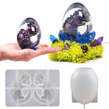 Crystal Silicone Egg Ball Dragon Mold Night Light Lamp Set Home Decoration Epoxy