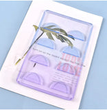 Crystal Silicone Eyelash Storage Tray Mold for Resin Casting