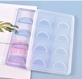 Crystal Silicone Eyelash Storage Tray Mold for Resin Casting