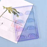 Crystal Silicone Eyelash Storage Tray Mold for Resin Casting