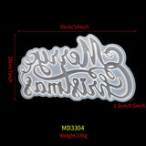 3D Christmas Ornament Silicone Mold for DIY Jewelry Making Craft