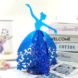 Crystal Silicone Mold Ballet Dancing Girl for Resin Casting