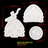 Crystal Silicone Mold Ballet Dancing Girl for Resin Casting