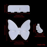 DIY Crystal Silicone Mold Butterfly Frame Home Decoration