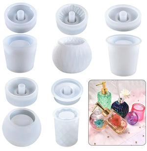 DIY Crystal Silicone Mold Perfume Bottle Resin Mold