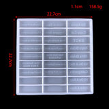 Crystal Silicone Mold Building Blocks Card Strips Mold