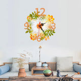 DIY Flower Digital Clocks Silicone Mold for Resin