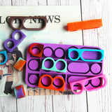 Crystal Silicone Mold Hip-hop Letter Rings Mold Resin Ring Mold