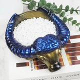 DIY Crystal Silicone Mold Horn Head Ashtray Collection Box