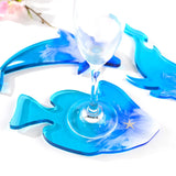 Crystal Silicone Mold Marine Turtle Dolphins Cup Pad Coaster Mold