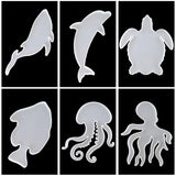 Crystal Silicone Mold Marine Turtle Dolphins Cup Pad Coaster Mold