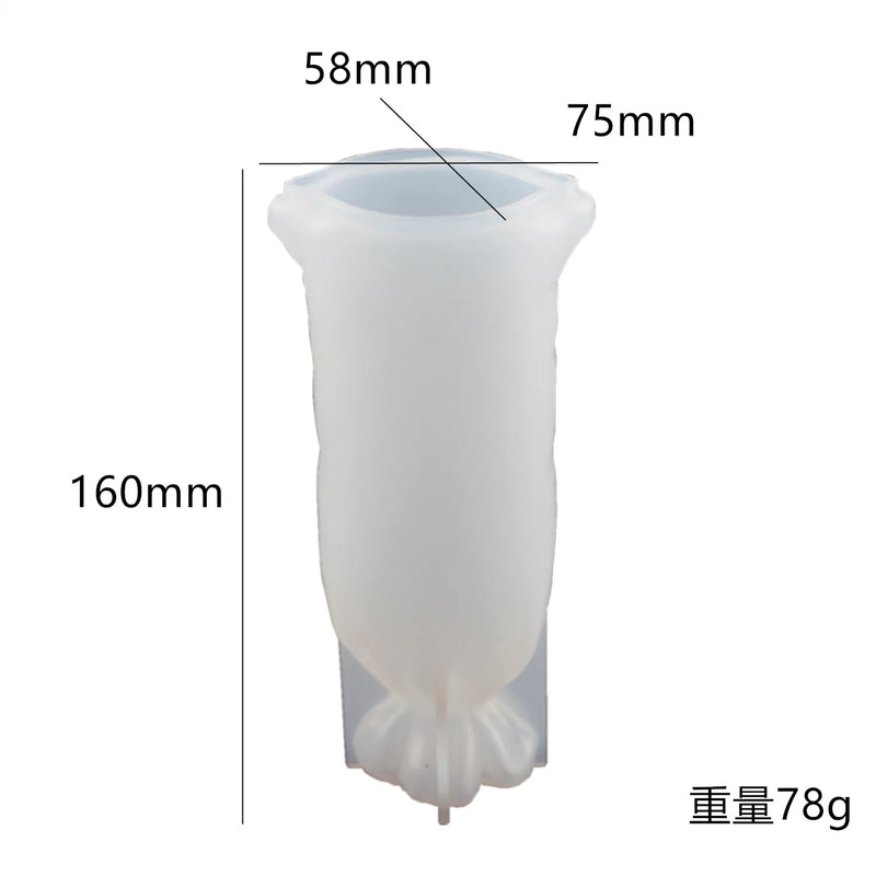 DIY Crystal Silicone Mold Money Jewelry Bag Pendant Table Decoration