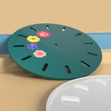 DIY Crystal Silicone Mold Round Clock Dial Wall Hanging Resin Art Mold