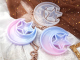 DIY Crystal Silicone Mold Resin Star Moon Plate Dish Jewelry Storage