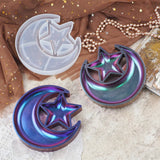 DIY Crystal Silicone Mold Resin Star Moon Plate Dish Jewelry Storage