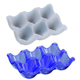 DIY Crystal Silicone Mold Square Egg Anti-break Grid Divided Storage Mould