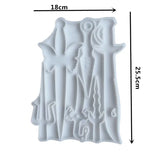 Crystal Sword Defense Key Fob Hanging Keychain Silicone Mold