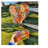 DIY Crystal Silicone Resin Mold Cube Heart Round Mirror Mold