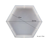 DIY Crystal Silicone Resin Mold Cube Heart Round Mirror Mold
