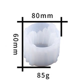 Crystal Stone Candle Holder Silicone Mold for Epoxy Resin