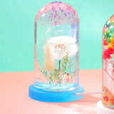 DIY Cube Cylindrical Night Light Crystal Epoxy Resin Mold with Base Bracket
