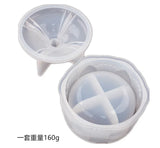 DIY Cup with Heart UV Epoxy Resin Molds Storage Box Jewelry Tool