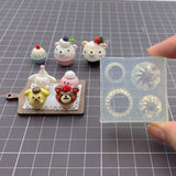 DIY Cupcake Holder Silicone Epoxy Resin Mold Blueberry Clay Mould Mini Food Mold