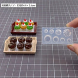 DIY Cupcake Holder Silicone Epoxy Resin Mold Blueberry Clay Mould Mini Food Mold