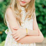 Engraving Heart Bracelets for Kids - Stainless Steel Bar Bracelet