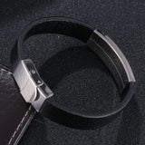 Personalized Men's Stainless Steel Engraved Name Medical ID Bracelets