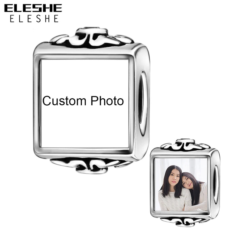 Sterling Silver Square Beads DIY Jewelry Making