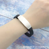 Customizable Silicone Bracelets 8.3Inch Length