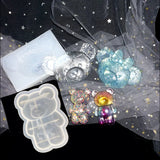 Bear UV Resin Molds Jewelry Making Tools Silicone Mold Resin Necklace Pendants