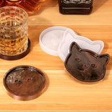 Cat Bone Coaster Resin Mold Heat Insulation Cup Mat Silicone Mould