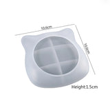 Cat Shape Silicone Mold for Handcraft Plate Making