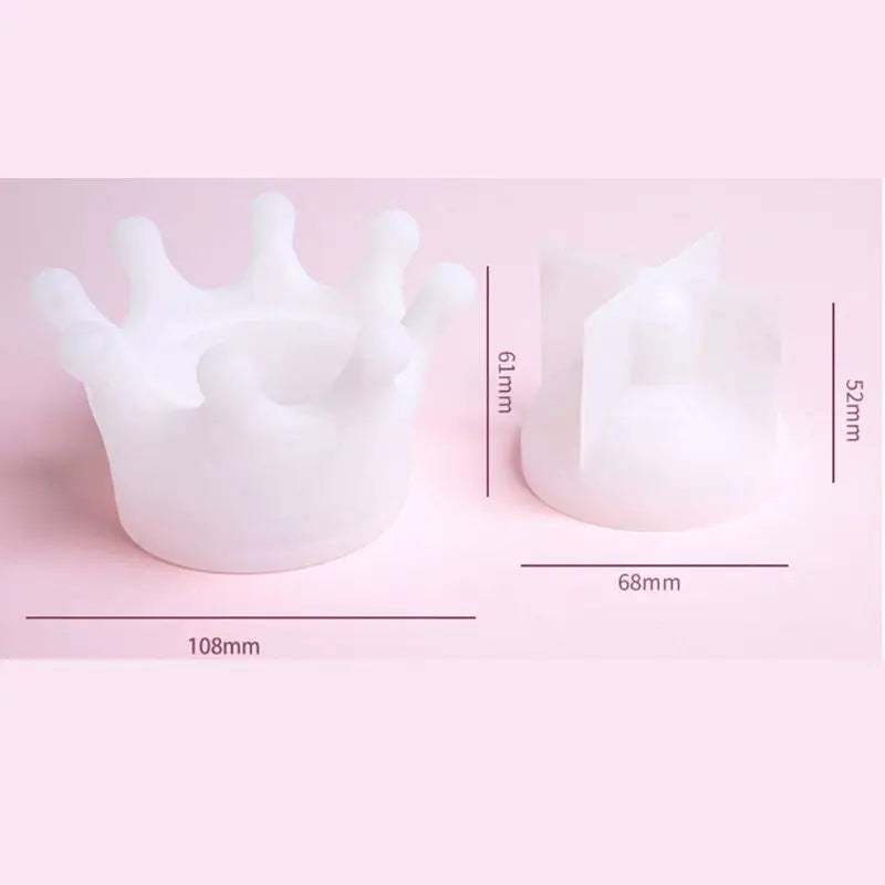 Crown Jewelry Storage Box Epoxy Resin Casting Mold