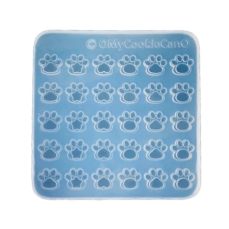 30-Cavity Jelly Bean Epoxy Resin Mold Silicone
