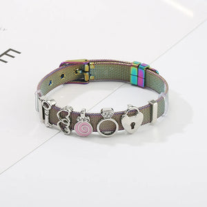Snails Charm Slide Beads for 10mm Bracelets, Women Jewelry Gift