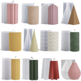 Striped Candle Silicone Mold for DIY Art Easy Demold Wedding Home Decor