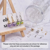 DIY Dangle Earring Making Accessories with Brass Earring Hooks