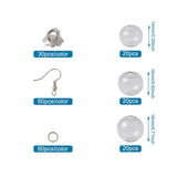 DIY Dangle Earring Making Accessories with Brass Earring Hooks