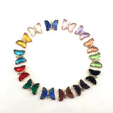 DIY Rhinestone Butterfly Pendants Charms for Jewelry Making