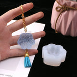 Cat Paw Keychain Silicone Mold for DIY Jewelry Making